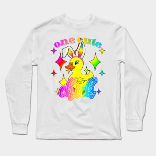 One cute chick Long Sleeve T-Shirt